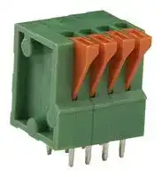 1-2834015-4: Wire-To-Board Terminal Block, 2.54 mm, 4 Ways, 26 AWG, 20 AWG, Clamp