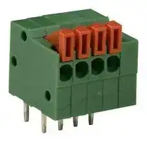 1-2834016-4: Wire-To-Board Terminal Block, 2.54 mm, 4 Ways, 26 AWG, 20 AWG, Push In
