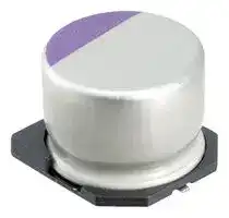 20SVP100M: Polymer Aluminium Electrolytic Capacitor, 100 µF, 20 V, Radial Can - SMD, 0.024 ohm