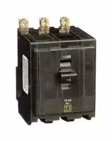 QOB3155237: MINI CIRCUIT BREAKER, 15A, 240VAC, 3POLE