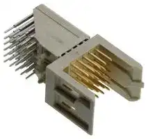 HM1L51LAP000H6PLF: Connector, FCI METRAL Series, 30 Contacts, 2 mm, Header, Through Hole, 5 Rows
