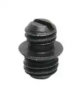 SF6M-1: Mounting Stud, Vibration Sensor, 9.91mm, 24 in-lb, Stainless Steel, Black Oxide