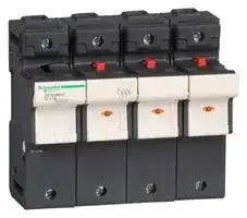 DF223NVC: Fuse Carrier, TeSys DF Series, Blown Fuse Indicator, 3P+N, 125 A, 690 VAC, 22 mm X 58 mm