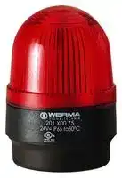 20110067: Beacon, LED, Red, Steady, 115 VAC, 58 mm x 81 mm, IP65
