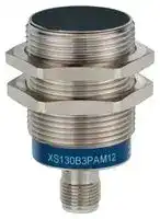 XS530B1DAM12: Inductive Proximity Sensor, Cylindrical, OsiSense XS, M30, 10 mm, SPST-NO, 12 to 48 Vdc, Connector