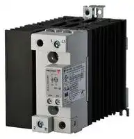 RGC1A60D60KGE: Solid State Relay, SPST, 60 A, DIN Rail, Screw, Zero Crossing