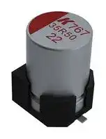 A767KN226M1KLAE045: Polymer Aluminium Electrolytic Capacitor, 22 µF, 92 V, Radial Can - SMD, 0.045 ohm