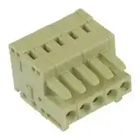 734-105: Pluggable Terminal Block, 3.5 mm, 5 Ways, 28 AWG, 14 AWG, 1.5 mm², Clamp
