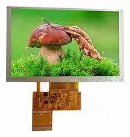 MDT5000: TFT LCD, 5 ", 800 x 480 Pixels, WVGA, Landscape, RGB, 3.3V