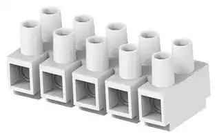 1776315-5 .: Panel Mount Barrier Terminal Block, 1 Row, 5 Ways, 14 AWG, 6 AWG, 14.5 mm, 65 A