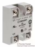 84134870: Solid State Relay, 30 A, 50 VDC, Panel Mount, Screw