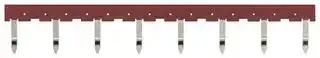 PYDN-15.5-080R: Relay Accessory, 8 Pole, Red, Short Bar