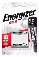 E301029600: Battery, 6 V, CR223, Lithium Manganese Dioxide, 1.5 Ah, Flat Top, 1