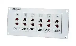 UJP-2-24-T — Thermocouple Connector, Panel, 24x Socket, 2 Rows, Type T, 260 mm, ANSI, UJP Series