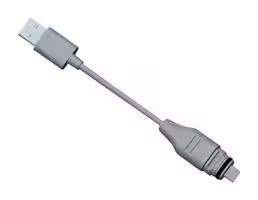 UC30ML-NAML-QB001: USB Cable, IP68, 32-26AWG, Type C Plug to Type A Plug, 1 m, 3.3 ft, USB 3.0, Black