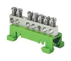 1SNA356101R0200: Accessory, 7Pos, Green, Distribution Terminal Blocks, Distribution Bar, SNA