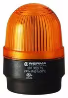 20130067: Beacon, LED, Yellow, Steady, 115 VAC, 58 mm x 81 mm, IP65