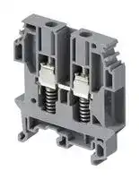 1SNA115685R1200: DIN Rail Mount Terminal Block, 2 Ways, 12 AWG, 6 mm², Screw, 41 A