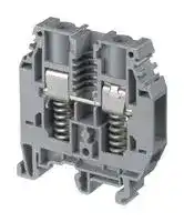 1SNA115320R2700: DIN Rail Mount Terminal Block, 2 Ways, 6 AWG, 10 mm², Screw, 41 A