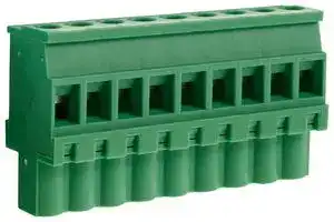 CTBP92VJ/9S: Pluggable Terminal Block, 5.08 mm, 9 Ways, 28 AWG, 14 AWG, 1.5 mm², Clamp