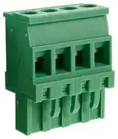 CTBP92VJ/4R: Pluggable Terminal Block, Reversed, 5.08 mm, 4 Ways, 28 AWG, 14 AWG, 1.5 mm², Clamp