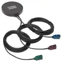 206866-3000.. — RF Antenna, Combo, 4G, Wi-Fi, GPS, 1.71 to 2.69 GHz, 0 dBi, Right Hand Circular, Linear, Adhesive