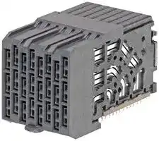171510-7136: Connector, 3 Pair Right Angle Orthogonal Direct Daughtercard, 6 Columns, Impel Plus 171510
