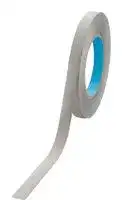 33008: Shielding Gasket, EMI Shielding, Nickel on Copper Plated Polyester, 33 m L x 8 mm W x 0.13 mm D
