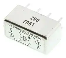 HFW5A1201K00..: Power Relay, Half-Size, DPDT, 26.5 VDC, 5 A, HFW Series, Through Hole, Non Latching