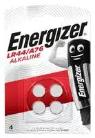 E300841900: Battery, 1.5 V, A76, Alkaline, 175 mAh, Pressure Contact, 11.6 mm