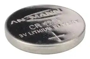 1516-0008: Battery, 3 V, 1225, Lithium Manganese Dioxide, 50 mAh, Pressure Contact, 1
