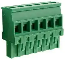 CTBP92VJ/6R: Pluggable Terminal Block, Reversed, 5.08 mm, 6 Ways, 28 AWG, 14 AWG, 1.5 mm², Clamp