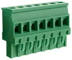 CTBP92VJ/7R: Pluggable Terminal Block, Reversed, 5.08 mm, 7 Ways, 28 AWG, 14 AWG, 1.5 mm², Clamp