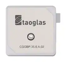 CGGBP.35.6.A.02: Patch Antenna, 1.602GHz, 1.8 VSWR, 6.1dBi Gain, 50ohm, Adhesive
