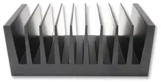SK 92 150 SA: Heat Sink, Standard Extruded, Black Anodized, 1.2 °C/W, 100 mm, 40 mm, 150 mm