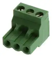 796640-3 — Pluggable Terminal Block, 5 mm, 3 Ways, 30 AWG, 12 AWG, 3 mm², Screw