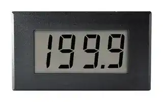 DPM942: Digital Panel Meter, Current Loop Indicator, 3-1/2Digits, 4mA to 20mA, 19mm Digit Height, 4.8Vdc