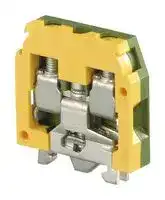 1SNA160496R2600: DIN Rail Mount Terminal Block, 2 Ways, 22 AWG, 12 AWG, 4 mm², Screw