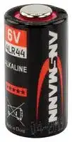 1510-0009: Battery, 6 V, 4LR44, Alkaline, 155 mAh, Raised Positive and Flat Negative, 1