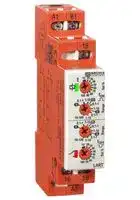 LART 12-230V AC/DC: Analogue Timer, LART, Multifunction, 0.1 s, 100 h, 7 Ranges, 1 Changeover Relay