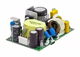 VOF-65G-12: AC/DC Open Frame Power Supply (PSU), ITE, 1 Output, 65 W, 90V AC to 264V AC, Fixed