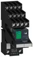 RXM4AB1BDPVS: Power Relay, 4PDT, 24 VDC, 6 A, Harmony RXM Series, Socket, Non Latching