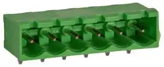 CTB9358/6: Terminal Block, Header, Header, 5.08 mm, 6 Ways, 12 A, 320 V, Through Hole Right Angle