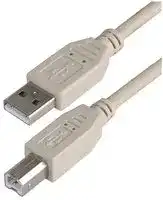 PSG91424: USB 2.0 A Male to B Male Cable, 1m Grey