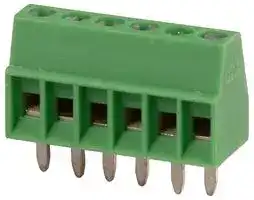 1725698: Wire-To-Board Terminal Block, 2.54 mm, 6 Ways, 26 AWG, 20 AWG, 0.5 mm², Screw