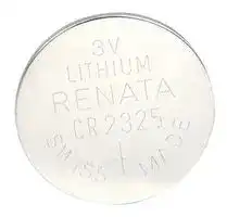 CR2325: Battery, Single Cell, 3 V, 2325, Lithium Manganese Dioxide, 190 mAh, Pressure Contact, 23 mm
