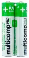 MP-PE000003: Battery, 1.5 V, AAA, Alkaline, 1.1 Ah, Raised Positive and Flat Negative, 2