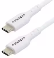 USB2CC1MNCWHE: USB Cable, 1m White USB-C Charging Cable, USB C Cable, USB Type-C Charger Cord, 60W 3A PD