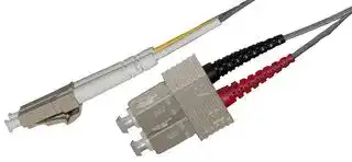005-322-010-01B: Fibre Optic Cable, Multimode, 125 µm, SC-LC, 3.28 ft/1 m