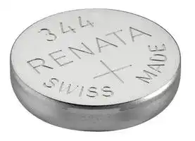344: Battery, Watch, Single Cell, 1.55 V, SR42, Silver Oxide, 105 mAh, Pressure Contact, 1